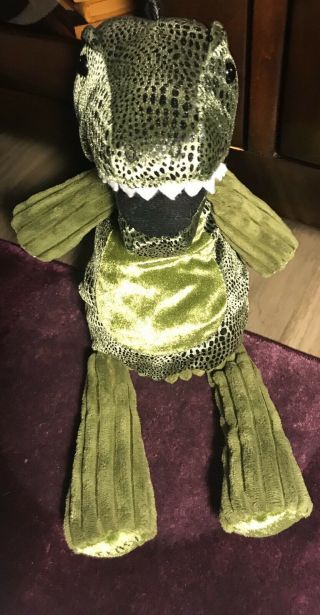 Scentsy Buddy Tex The T - Rex Green Dinosaur Plush Full Size No Scent Pack