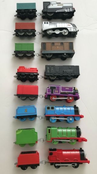 Thomas And Trains Trackmaster - James,  Charlie,  Freddie,  Spencer,  Edward
