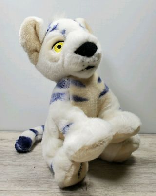 Rare 2002 Neopets White Kougra Plushie Stuffed Animal Toy 10 " Impossible To Find
