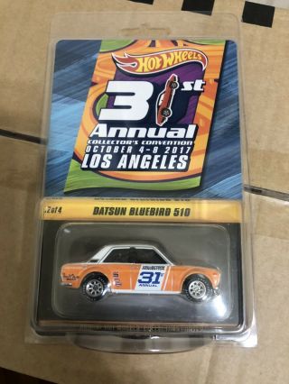 Hot Wheels 31st Annual Collectors Convention Datsun Bluebird 510 Low 513/3000