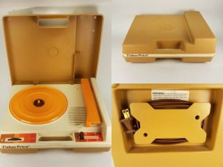 Vintage 1978 Fisher Price Record Player Turntable 825 33 45 Rpm