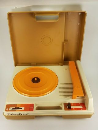 Vintage 1978 Fisher Price Record Player Turntable 825 33 45 RPM 3