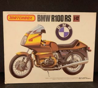 Vintage 1981 Matchbox Bmw R100 Rs Pk - 704 1:12 Scale Plastic Model Kit