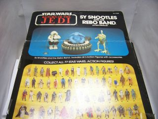 Star Wars " Sy Snootles Rebo Band " Kenner Return Of The Jedi 71360 Vtg Box Only