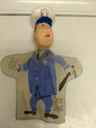 Vintage Officer Dibble Hand Puppet