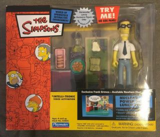 Simpsons Nuclear Power Plant Lunch Room With Exclusive Frank Grimes Box Set Wos