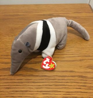 Ty Beanie Babies Retired Ants The Anteater 1997