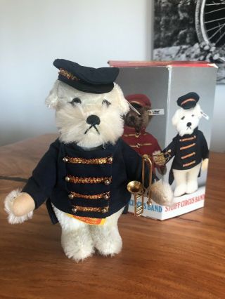Vintage 1988 Steiff Golden Age Of The Circus Dog Bandsman
