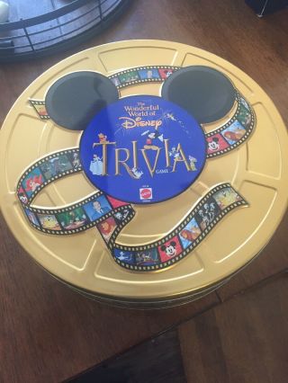 The Wonderful World Of Disney Trivia Board Game Collectible Tin Complete