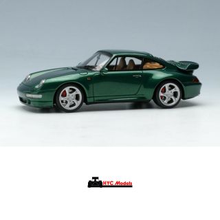 Make Up Vision 1:43 Porsche 911 (993) Turbo Vm112d Metallic Dark Green