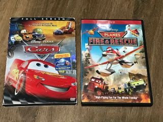 Disney Pixar Cars / Planes Fire & Rescue Dvd Set