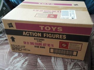 Star Wars Case Of 12 Hasbro Assorted 3.  75 Rogue One Figures Wave 2,  Series 1