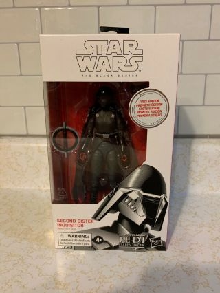 Star Wars Black Series 95 Second Sister Inquisitor White Box First Edition