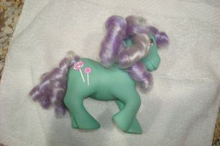 Vintage G1 My Little Pony Candy Cane Dreams Factory Curls