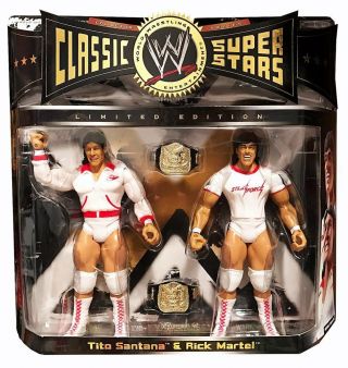 Wwe Wwf Classic Superstars Tito Santana & Rick Martel Strike Force Tag Team Set