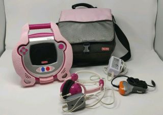 - - Fisher Price Kid Tough Portable Dvd Player,  Pink - Rare