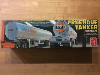 Amt Vintage Fruehauf Tanker Model Truck Trailer Kit T531 1:25 Scale