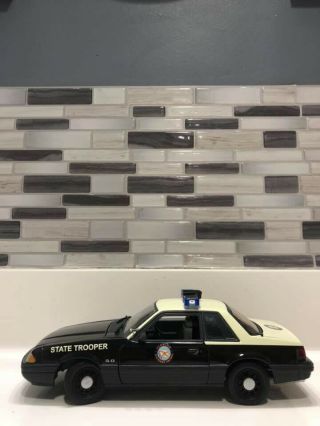 1/18 Gmp 1989 Mustang Fl Police Special Service Pursuit Vehicle Notchback Ssp