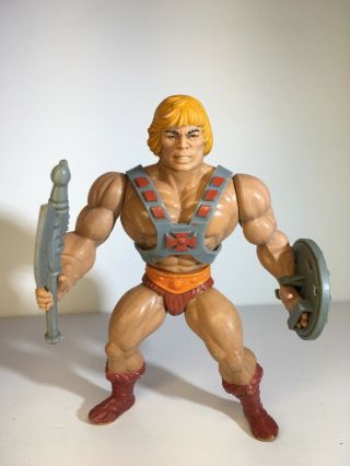 He - Man Action Figure 1981 Master Of The Universe Motu Vintage Mattel Taiwan