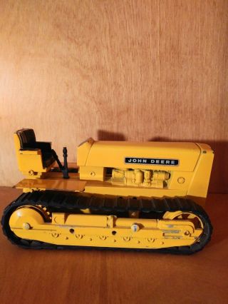 Antique John Deere Dozer Crawler Tractor Vintage Rare Toy Collectible Usa
