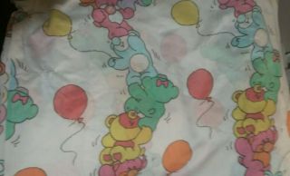 1980s 1987 Nosy Bear Nose Vintage Twin Sheet For Material Only