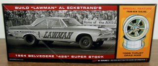 AMT Al Eckstrand ' s Lawman 1964 Plymouth Belvedere Stock Kit 3