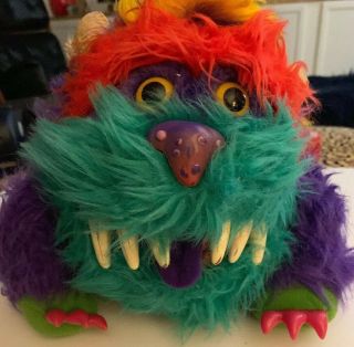 Vintage 1986 My Pet Monster Hand Puppet Rark No Cuffs Amtoy Those Characters