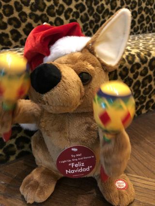 Dan Dee Christmas Dog Maracas Lights Up Sings Feliz Navidad