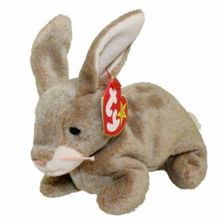 Ty Beanie Baby - Nibbly The Brown Rabbit (6 Inch) - Mwmts Stuffed Animal Toy