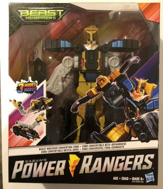 Hasbro Power Rangers: Beast Morphers Wrecker Zord Converting 2019