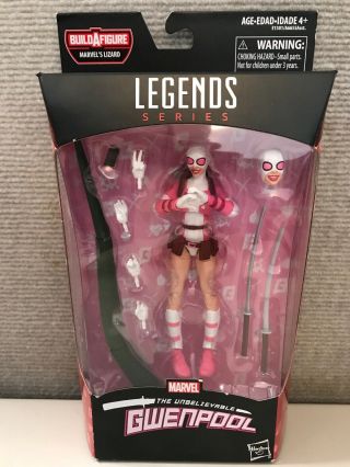 Marvel Legends Spider - Man: The Unbelievable Gwenpool From Lizard Series