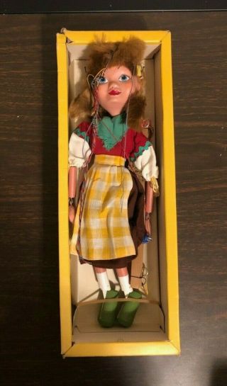 Vintage Pelham Puppets Gretel Made In England 1963