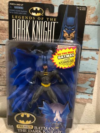 Batman Legends Of The Dark Knight Premium Blue Cape 1998 Kenner Gotham Dc Comic