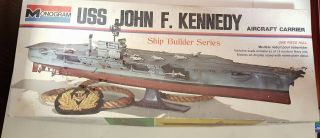 Monogram John F.  Kennedy Aircraft Carrier 1/800 Model Kit 6854