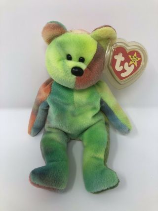 Ty Beanie Baby Garcia The Bear Style 4051 1993 8 - 1 - 95 Vintage Plush Bear Toys
