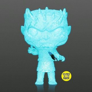 Game Of Thrones - Crystal Night King With Dagger Glow Us Exclusive Pop Vinyl.