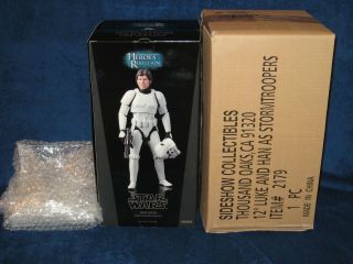 Star Wars Sideshow Collectibles Luke Skywalker & Han Solo Stormtrooper Disguise