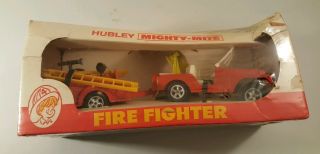 Hubley Mighty Mite Jeep Fire Fighter 70s Nib