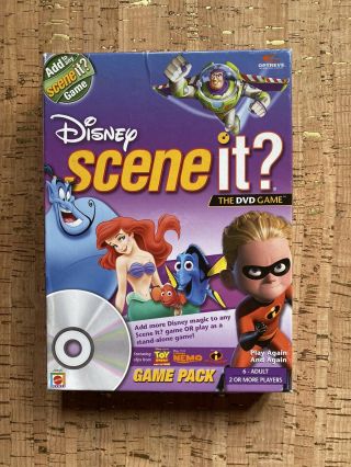 Disney Scene It Dvd Game Pack Family Trivia Cards 2006 Fast