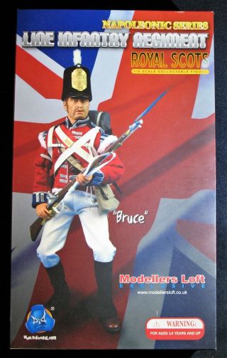 1:6 Did Figure Napoleonic Series,  Line Infantry Regiment Royal Scots " Bruce " Nib