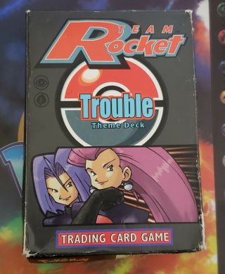Pokemon Trading Card Game - Team Rocket - Trouble - Theme Deck