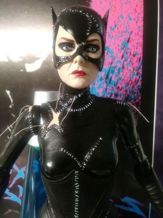 Neca Catwoman 1/4 Scale Batman Returns Figure Michelle Pfeiffer Loose Rare