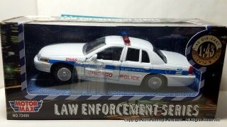 Motormax 1/43rd Scale Chicago,  Illinois Police Ford Crown Victoria Diecast Car