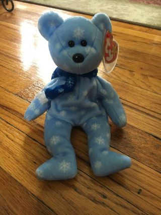 Mwmt Ty Beanie Baby 1999 Holiday Teddy Bear Date Of Birth December 25 1999