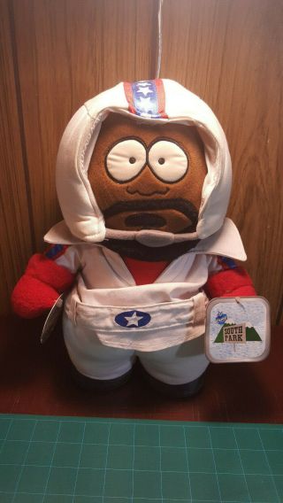 1998 South Park Evel Knievel Chef 13 " Limited Edition Soft Plush W/tags