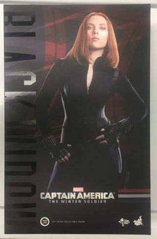 Hot Toys 1/6 Scale Mms239 Captain America Winter Soldier Black Widow - Scarlett