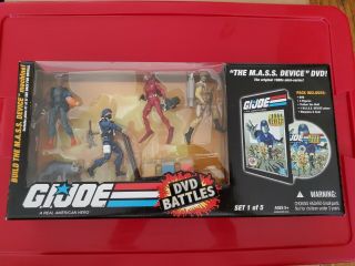 G.  I.  Joe Dvd Battles Set 1 Of 5 " The M.  A.  S.  S.  Device " 2008 Hasbro