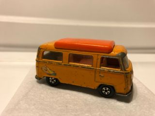Matchbox Superfast Volkswagen Camper No.  23 Orange