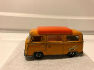 Matchbox superfast Volkswagen camper no.  23 orange 2