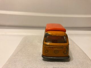 Matchbox superfast Volkswagen camper no.  23 orange 3